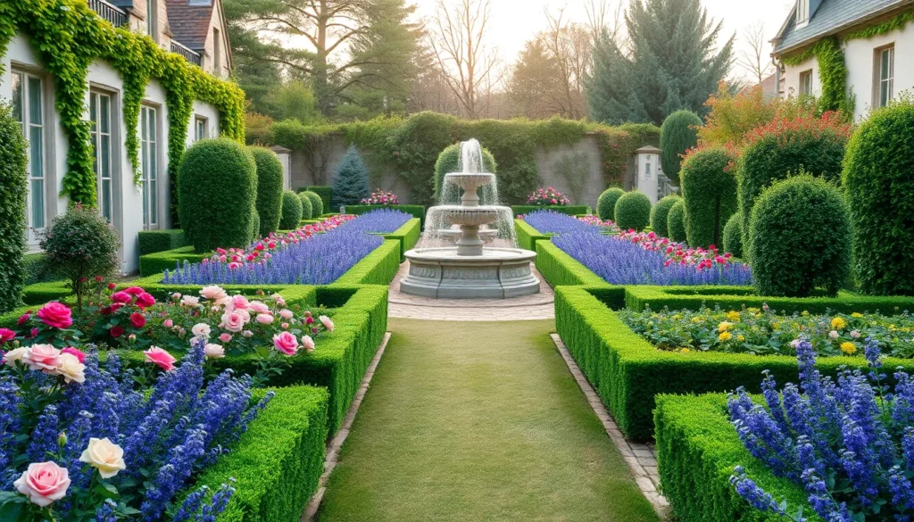 french garden design